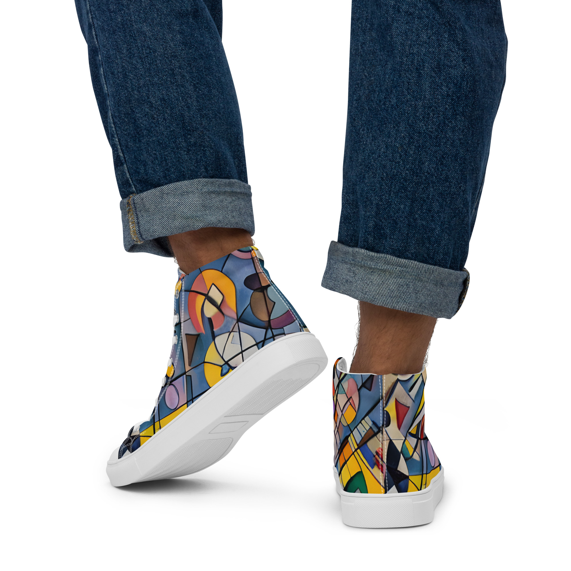 Men’s high top canvas shoes - Image 5