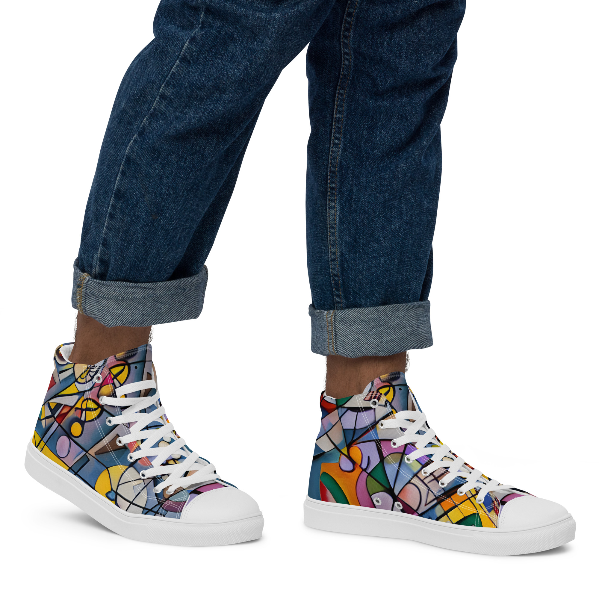 Men’s high top canvas shoes - Image 6